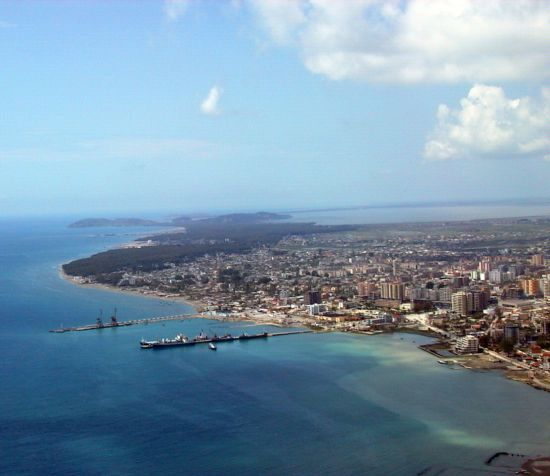 Vlora city landscape