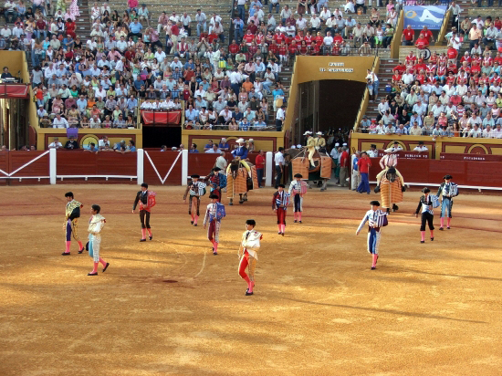 A bikaviadal résztvevõi - The participants of the bullfighting