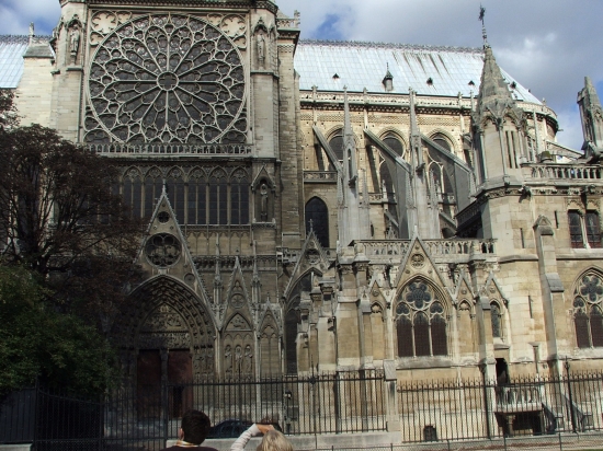 Back side of Notre-Dame