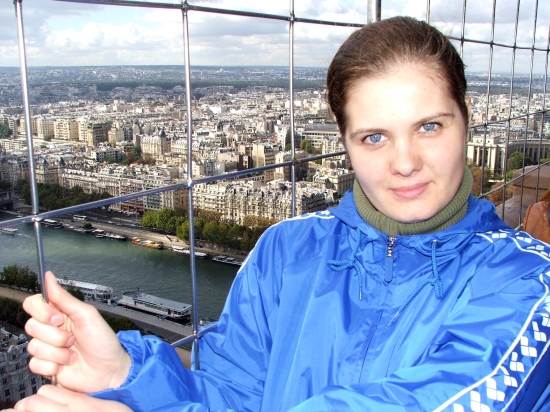 The view of Paris from Eiffel-Tower